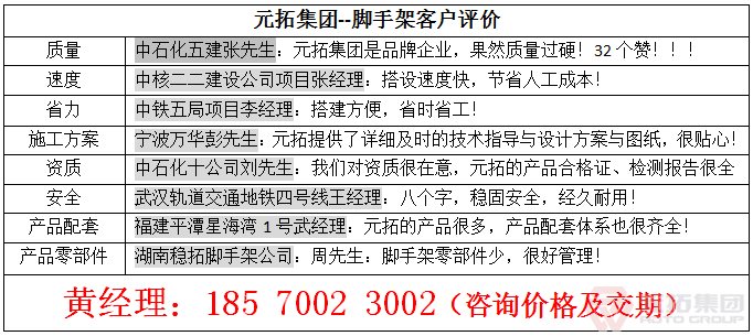 新型腳手架和普通腳手架有哪些區(qū)別呢？