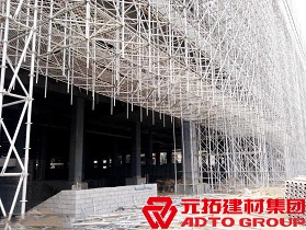 中鐵建工集團(tuán)蘭州樞紐工程項(xiàng)目使用元拓盤式腳手架